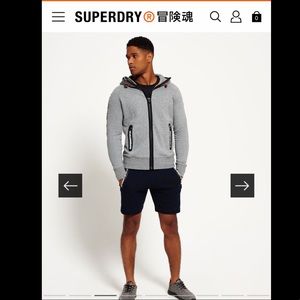 SUPERDRY Gym Tech Zip Hoodie